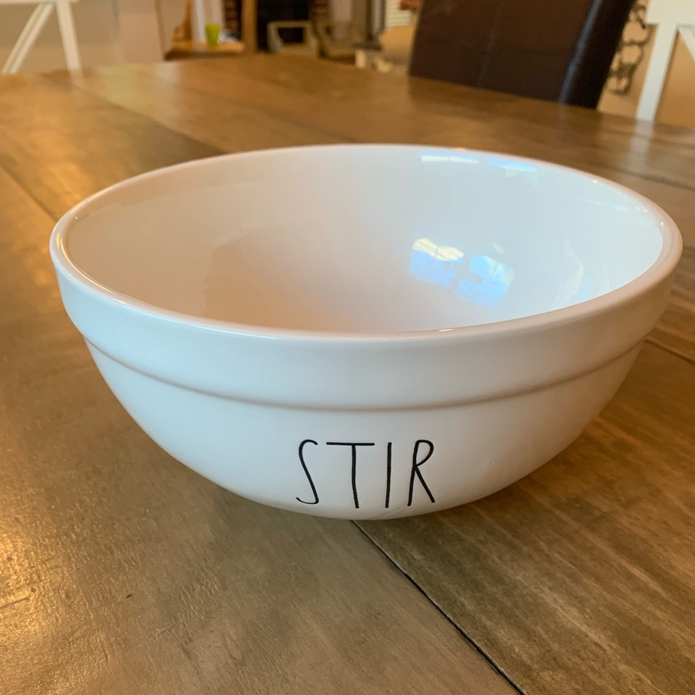 Rae Dunn “Stir” Mixing Bowl—8” Diameter